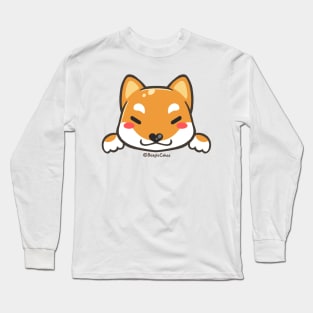 Cute Shiba Inu Puppy (Sesame) Long Sleeve T-Shirt